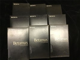 Betamax USED Sony Dynamicron L-750 Tapes Sold As Blanks 9ct YOUR Choice - £17.62 GBP