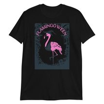 Halloween Flamingo T-Shirt Funny Halloween Graphic Sarcastic Witty Gift T Shirt  - £15.54 GBP+