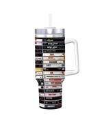 40oz Legends Rock Bands Tumbler, Handle, Free Ship! - $761.26 MXN