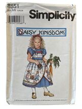 Simplicity Daisy Kingdom 8551 Childs Dress &amp; Pinafore Sewing Pattern Siz... - $11.25