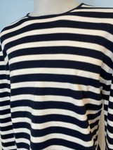 Matinique Akio C Dark Navy &amp; White Striped Sweater, Men&#39;s Size XL, NWT - £29.70 GBP