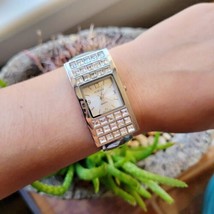 Classic Icing Silver Rhinestone Square Classic Square Women&#39;s Woman&#39;s Watch - $29.99