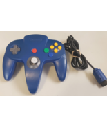 NINTENDO 64 Blue OEM N64 Game Controller NUS-005 Tested Working WITH LOO... - £17.95 GBP