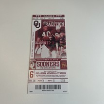 2013 Oklahoma Sooners Football Ticket Stub Iowa State Cyclones Norman OU - $10.00