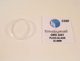 For ORIS 3251 Plexi-Glass Watch Crystal 32.8mm Replacement New Spare Par... - $18.58