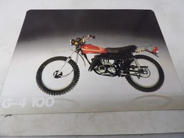 Kawasaki G-4 100cc ORIGINAL SALES BROCHURE - $333.85 MXN