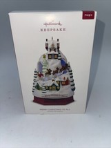 Hallmark Keepsake Merry Christmas to All 2018 Magic Ornament Light Sound New - $80.19