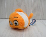 Sea Life Charlotte Aquarium clown fish plush mini orange black round bea... - £6.22 GBP