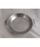 Retired All CLAD 10 Inch Petite Braiser Paella Pan MC2 Master Chef No Lid - £54.46 GBP