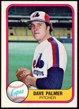 Montreal Expos Dave Palmer 1981 Fleer Baseball Card #160 nr mt - $0.50