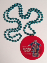 Gasparilla Pirate Fest 2005 Captain Morgan Parade Beads &amp; Plastic Medallion 24&quot; - $9.99