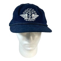 Vintage Dockers Levi&#39;s Corduroy Snapback Hat Trucker Retro Rope Band Y2K Grunge - £18.31 GBP