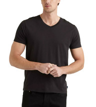 Lucky Brand Mens Black Short Sleeves Pima Cotton V-Neck Tee Shirt S Small 3331-9 - £23.29 GBP
