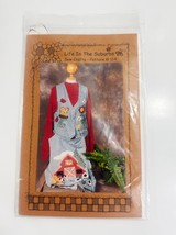 LIFE IN THE SUBURBS SEW CRAFTY PATTERN APPLIQUE - $8.90
