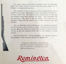 Remington Trap Gun 1922 Advertisement Target Rifle Trapshooting Firearms DWX9 - £23.76 GBP