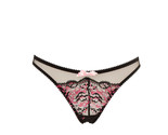 L&#39;AGENT BY AGENT PROVOCATEUR Womens Briefs Sheer Lace Embroidered Black ... - £15.33 GBP