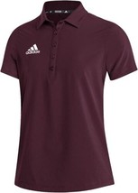 adidas Womens Stadium Polo Size:Large Color:Team Maroon/White - £65.51 GBP