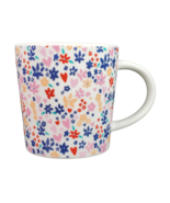 Starbucks Spring Time Floral Mug 14oz Blue Pink Yellow White Flower - $20.76