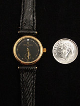 Ladies Watch French Michel Herbelin Gold Leather ETA Swiss 11 Jewel - $369.95