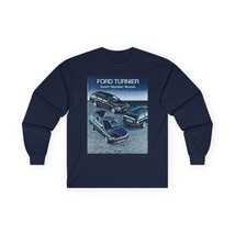Turnier Retro Car Art Graphic Print Tee Shirt Long Sleeve Crewneck Gift NEW - $21.40+