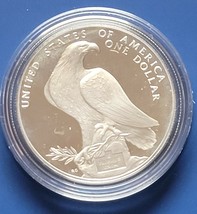 US SILVER DOLLAR 1984 S OLYMPIC PROOF COMMEMORATIVE COIN - £59.48 GBP