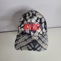 AC/DC Baseball Cap Hat Adjustable Fit Black Red and Gray Tie Die Rock An... - $14.00