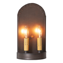Irvins Country Tinware Arch Sconce in Kettle Black - £61.11 GBP