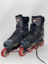 Mission 3500 Quatro Helium Roller Blades Inline Hockey Skates Adult Size 6D - £95.92 GBP