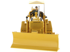 CAT Caterpillar D7C Track-Type Tractor Dozer Yellow w Operator Vintage Series 1/ - £86.02 GBP