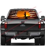 American Flag Fisherman Boat Sunset Rear Window Decal - $105.63 CAD