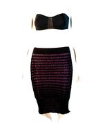 Alexander Wang T Stretch Knit Pink &amp; Black Skirt sz XS NWT - €77,27 EUR