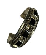 Taxco Southwestern Style Sterling Silver Cuff Bracelet HOB - $255.29 CAD