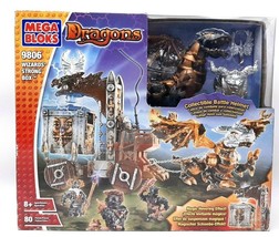 Mega Bloks Construx Dragons Wizards Strong Box 9806 NEW SEALED  - $100.41