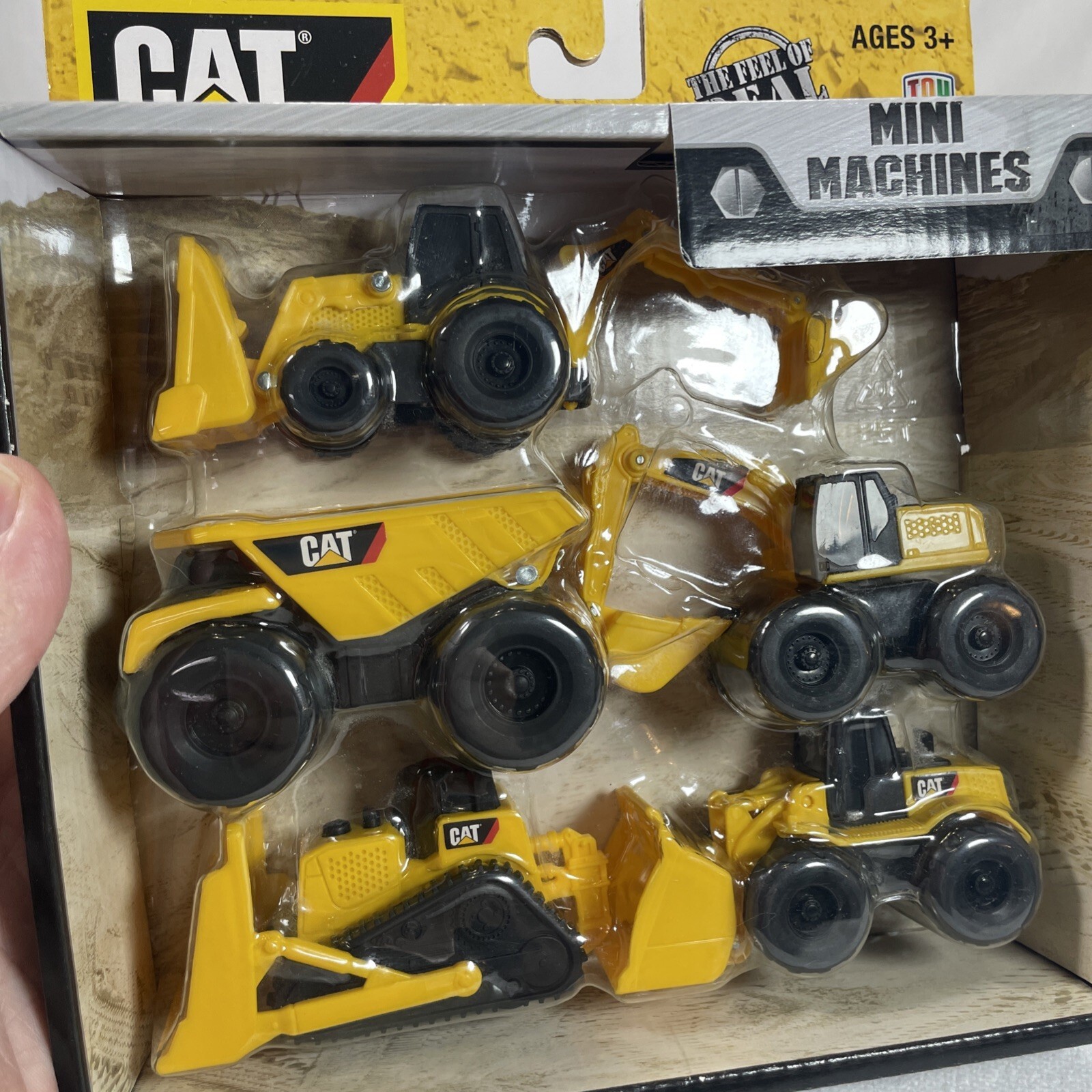CAT Mini Machines Construction Trucks 5-Pack Play Set Ages 3+ NEW Item image 4