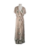 Show Me Your Mumu Wedding Audrey Maxi Dress Boquet Toss Chiffon Size XL NWT - $68.88