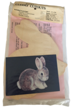 Jeannies Cuddly Cutouts Bunny Rabbit Wood Craft Sensintaffar Furniture P... - £7.85 GBP