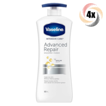 4x Bottles Vaseline Intensive Care Advanced Repair Body Lotion W/Pump | 600ml - £30.20 GBP