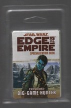 Explorer Big-Game Hunter Specialization Deck Star Wars Edge of the Empire - NEW! - £3.64 GBP