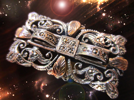 HAUNTED VICTORIAN PIN BECOME EXPAND YOUR WORLD SECRET MAGICK OOAK MAGICKAL image 2