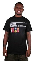 Deadline Brooklyn to Queens Subway Black T-Shirt - £36.33 GBP