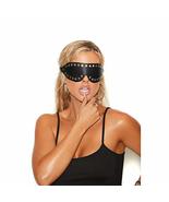 Elegant Moments Leather Blindfold with Nail Heads, Black, One Size - $23.99