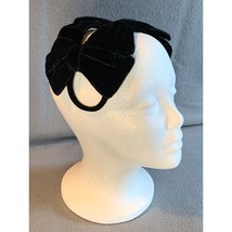 Betmar Ladies Black Velvet Hat Vintage - $52.46