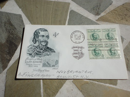 1958 Lajos Kossuth First Day Issue Envelope Stamp Hungarian Statesman - $2.50