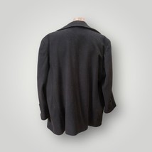 Laine Hommes Mélange Montefino Uomo Noir Trench-Coat 2XL 52R - $191.89