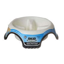 JW Pet Skid Stop Slow Feed Bowl - Prevents Sliding &amp; Encourages Healthy Eating - £16.52 GBP+