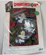 Vintage Dimensions Angel Trio Christmas Stocking Counted Cross Stitch Kit - $60.00