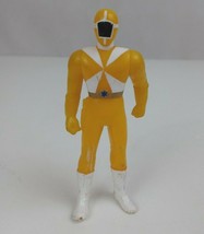 Vintage 1999 Bandai Power Rangers Lightspeed Rescue Yellow Ranger 3.5&quot; F... - $16.48