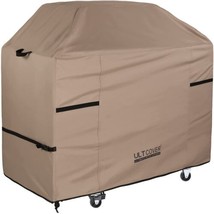 BBQ Gas Grill Cover 64&quot; Waterproof Brown For Weber Nexgrill Char-Broil Brinkmann - £46.41 GBP