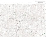 Swales Mountain, Nevada 1958 Vintage USGS Topo Map 7.5 Quadrangle with M... - £14.39 GBP