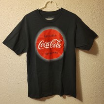 Coke Coca Cola~ Pop Soft Drink~Retro Logo USA Reg Patent~T Shirt Sz Large - £8.45 GBP